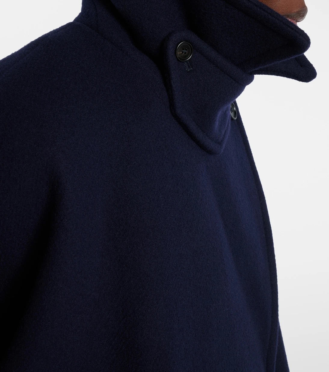 Chloé - Double-breasted oversized wool-blend coat