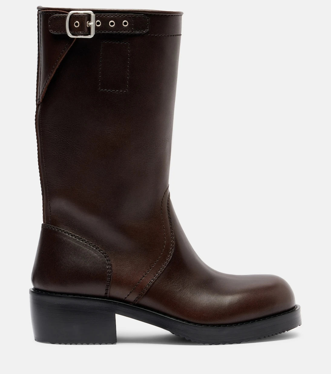 Dries Van Noten - Leather biker boots