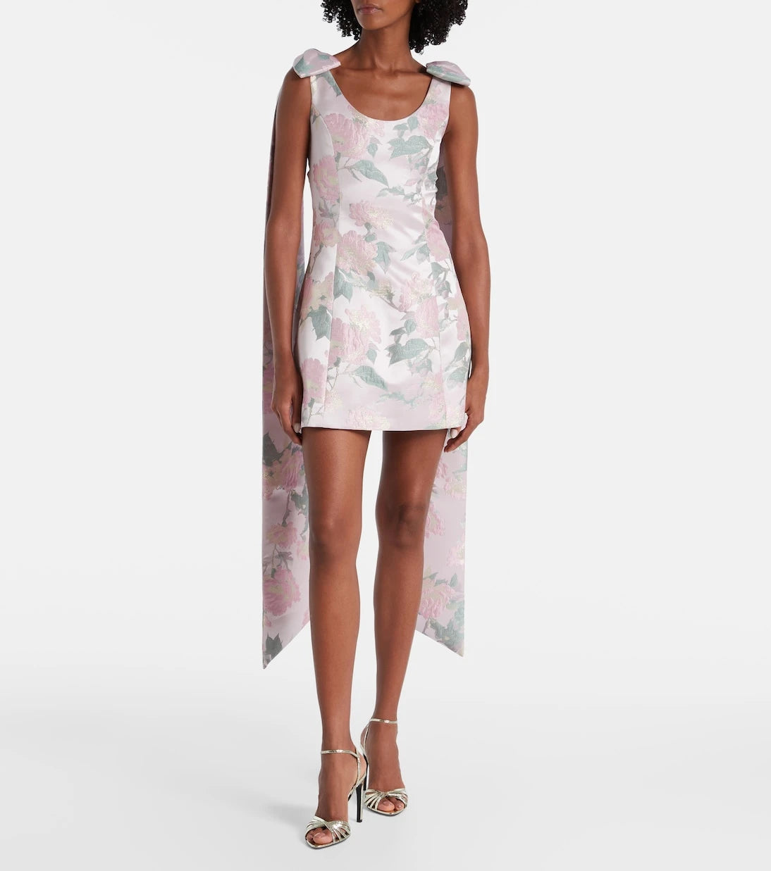 Markarian - Gita floral brocade minidress