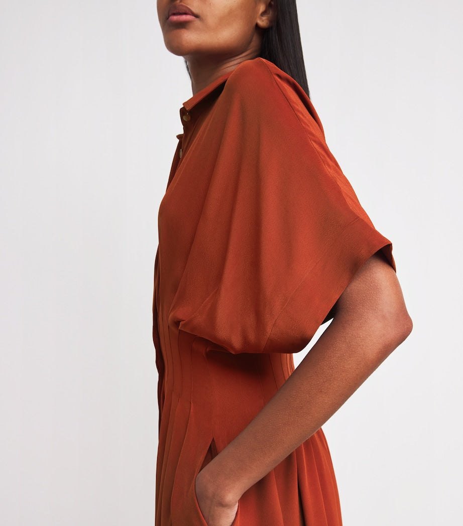 Palmer//Harding Red Crepe Courage Maxi Dress