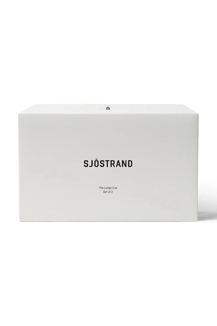 Sjostrand porselen kahve fincanı seti, taş seramik 180 ml