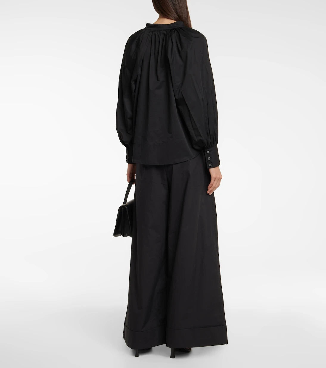 CO - Oversized V-neck cotton blouse