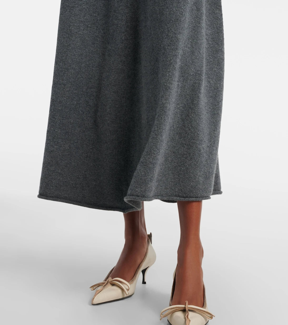 Extreme Cashmere - N°388 تنورة ماكسي من مزيج الكشمير Easy