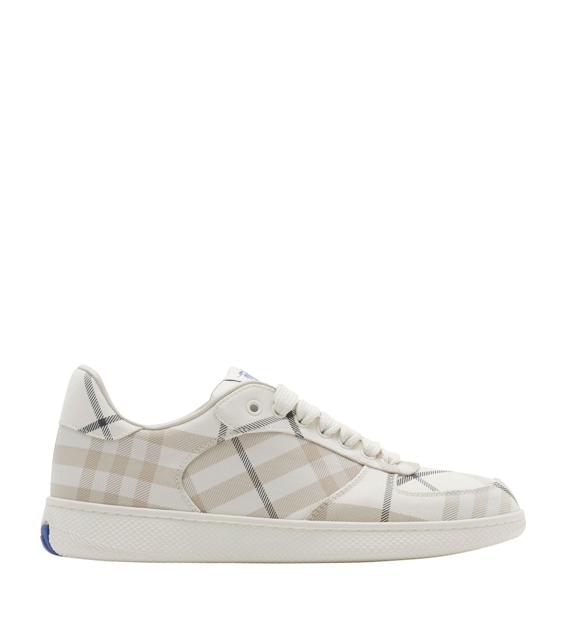 Burberry White Check Terrace Sneakers