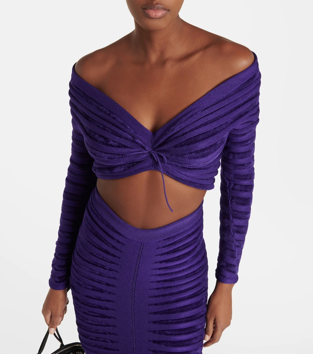 Alaïa - بلوزة ضيقة مكشوفة الأكتاف