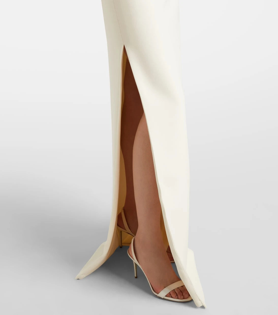 Safiyaa - Bridal Amaris embellished crêpe gown