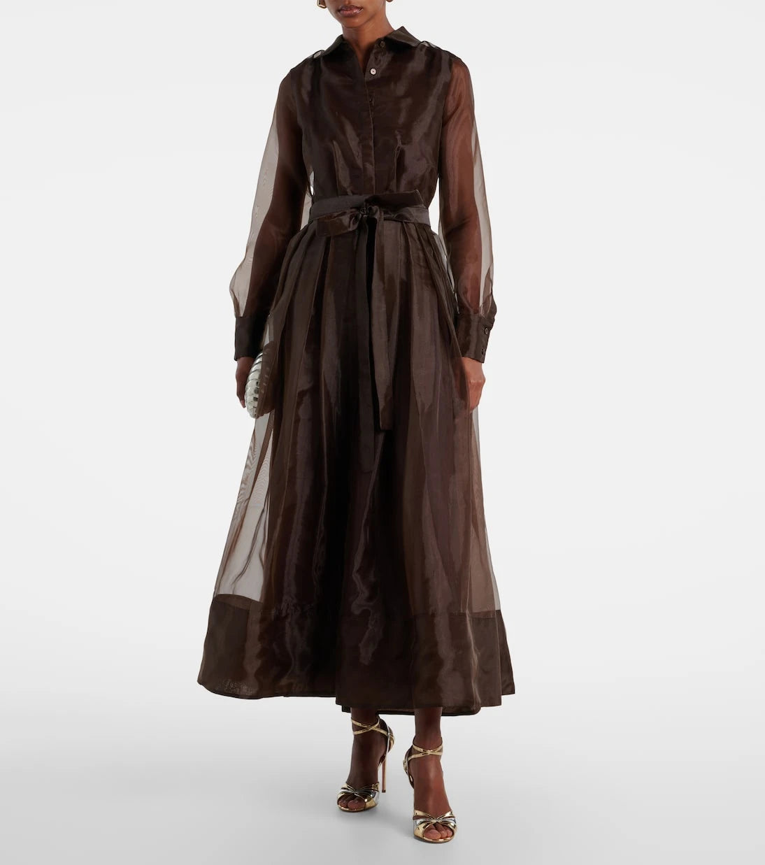 Simkhai - Montgomery organza shirt dress