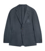 Blue Superfine Merino Wool Flannel Cavendish Blazer