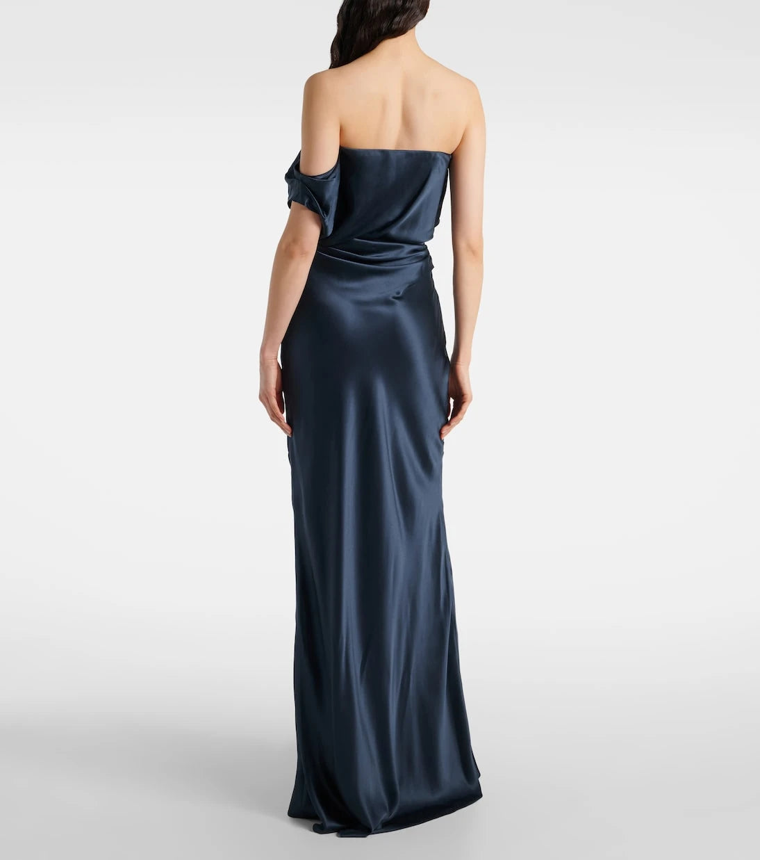 The Sei - Draped silk satin gown