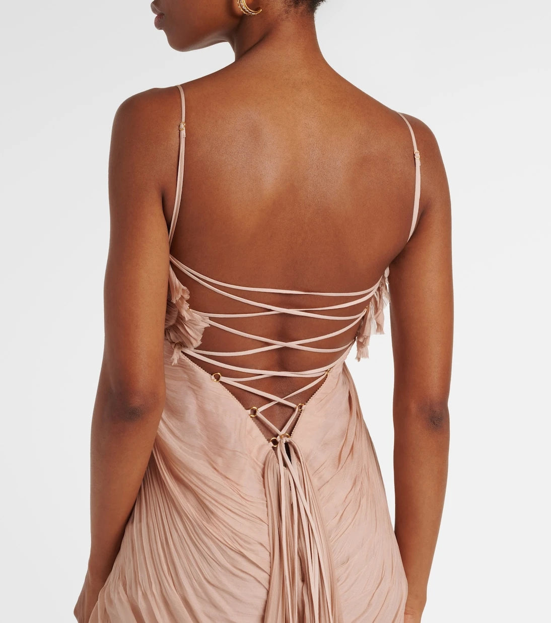 Maria Lucia Hohan - Victoria gathered silk gown