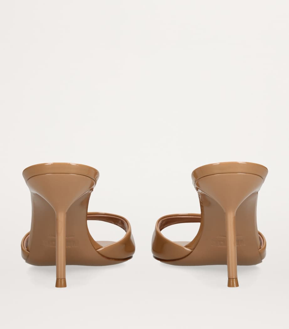 Paris Texas Beige Patent Leather Lidia Mules 70