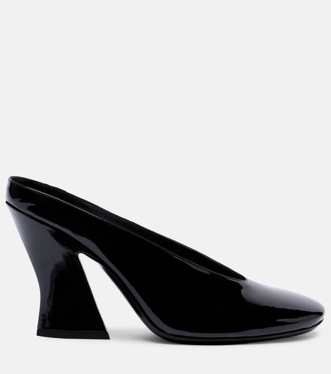 Givenchy - Sculpted 95 patent leather mules