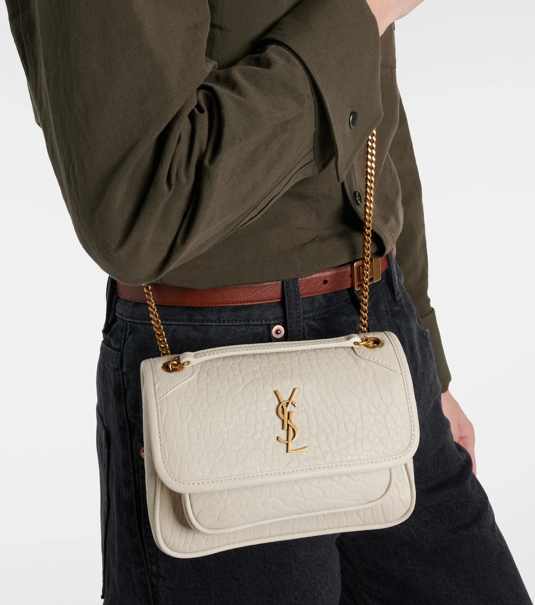 Saint Laurent - Niki Mini leather shoulder bag