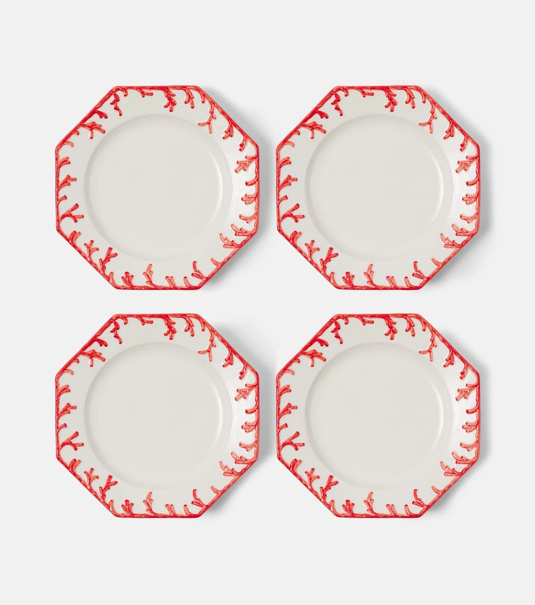 Les-Ottomans - Set of 4 ceramic dinner plates