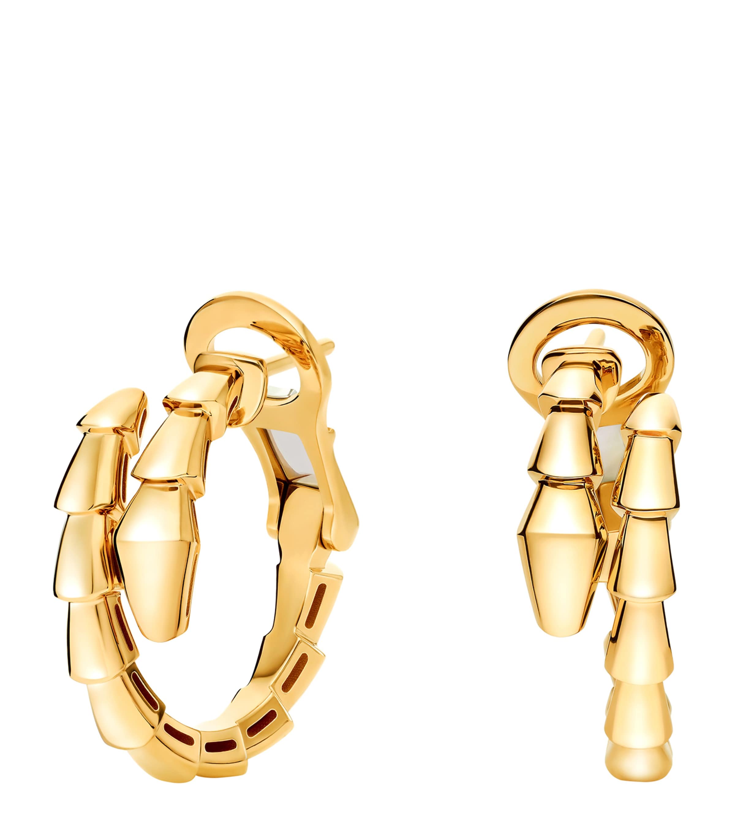 Yellow Gold Serpenti Viper Earrings