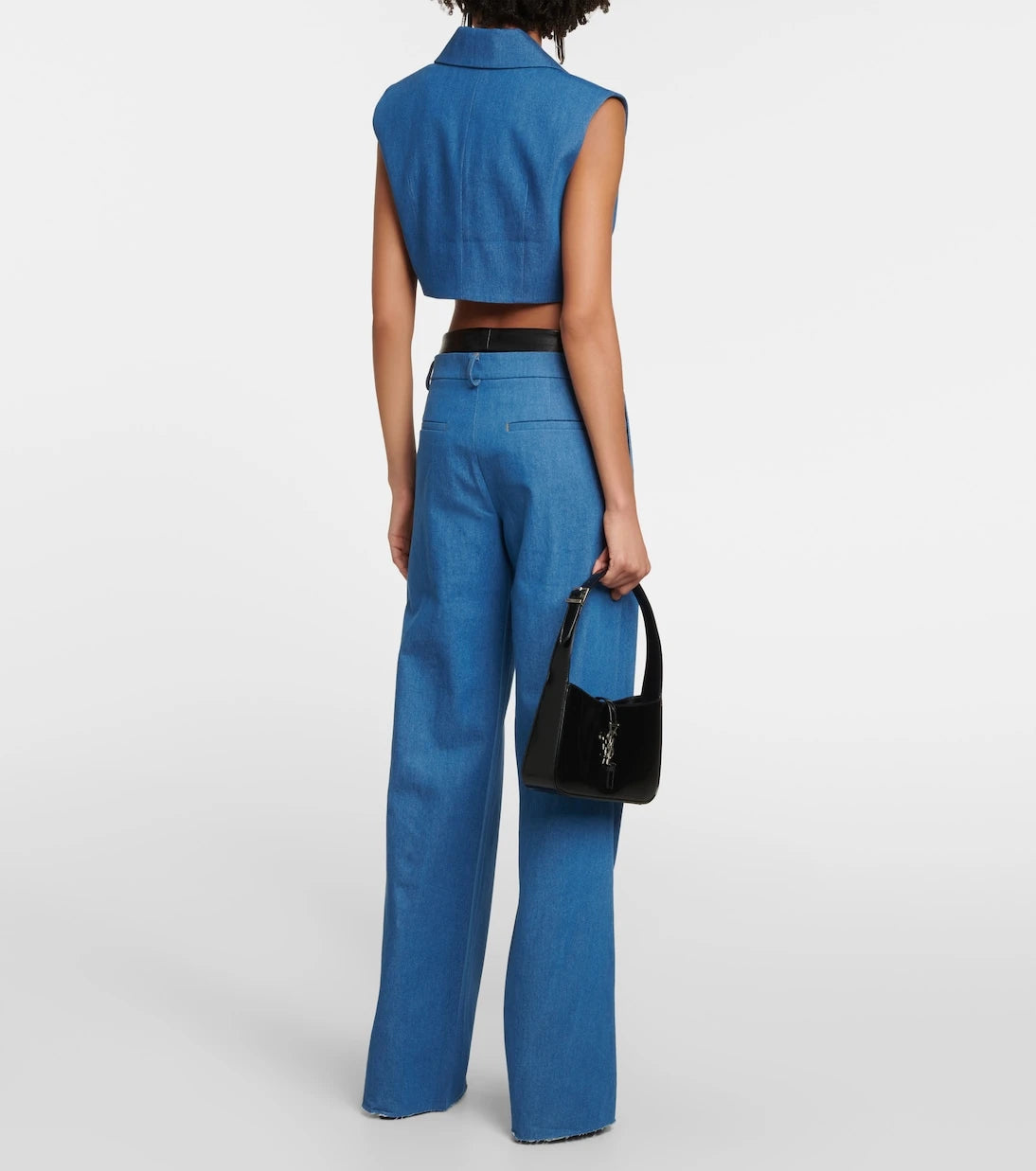 Aya Muse - Ule cropped denim vest