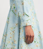 Cotton Floral Emmalyna Midi Dress LITTLE LILLIES BLUE