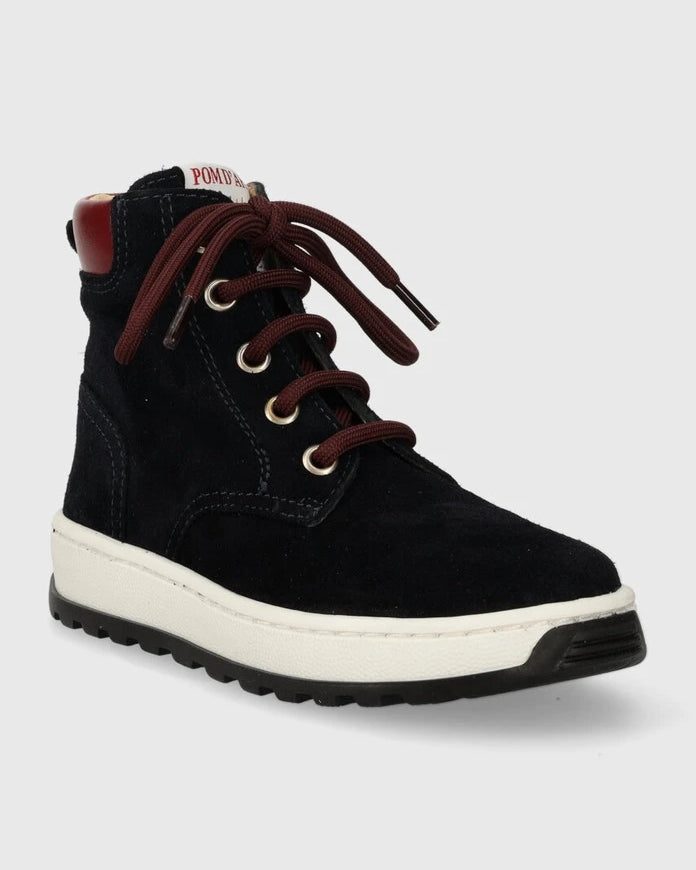 Pom D'api FLOW BOOTS Süet Çocuk Yarım Bot