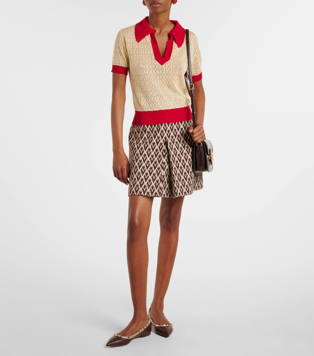 Valentino Garavani - Rockstud leather ballet flats