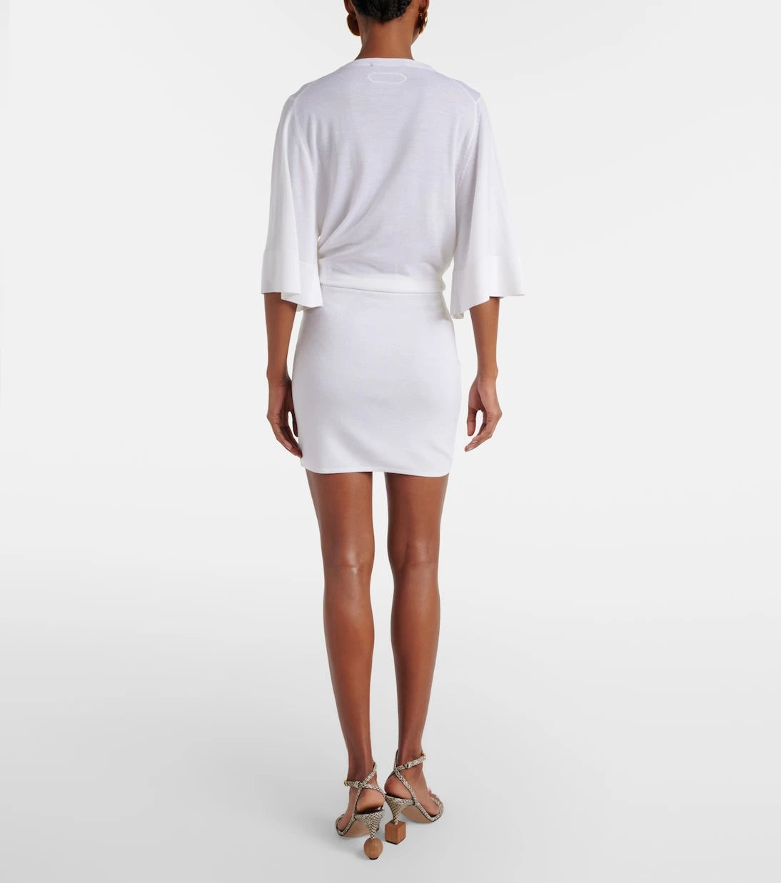 Jacquemus - Mananco wool and silk minidress