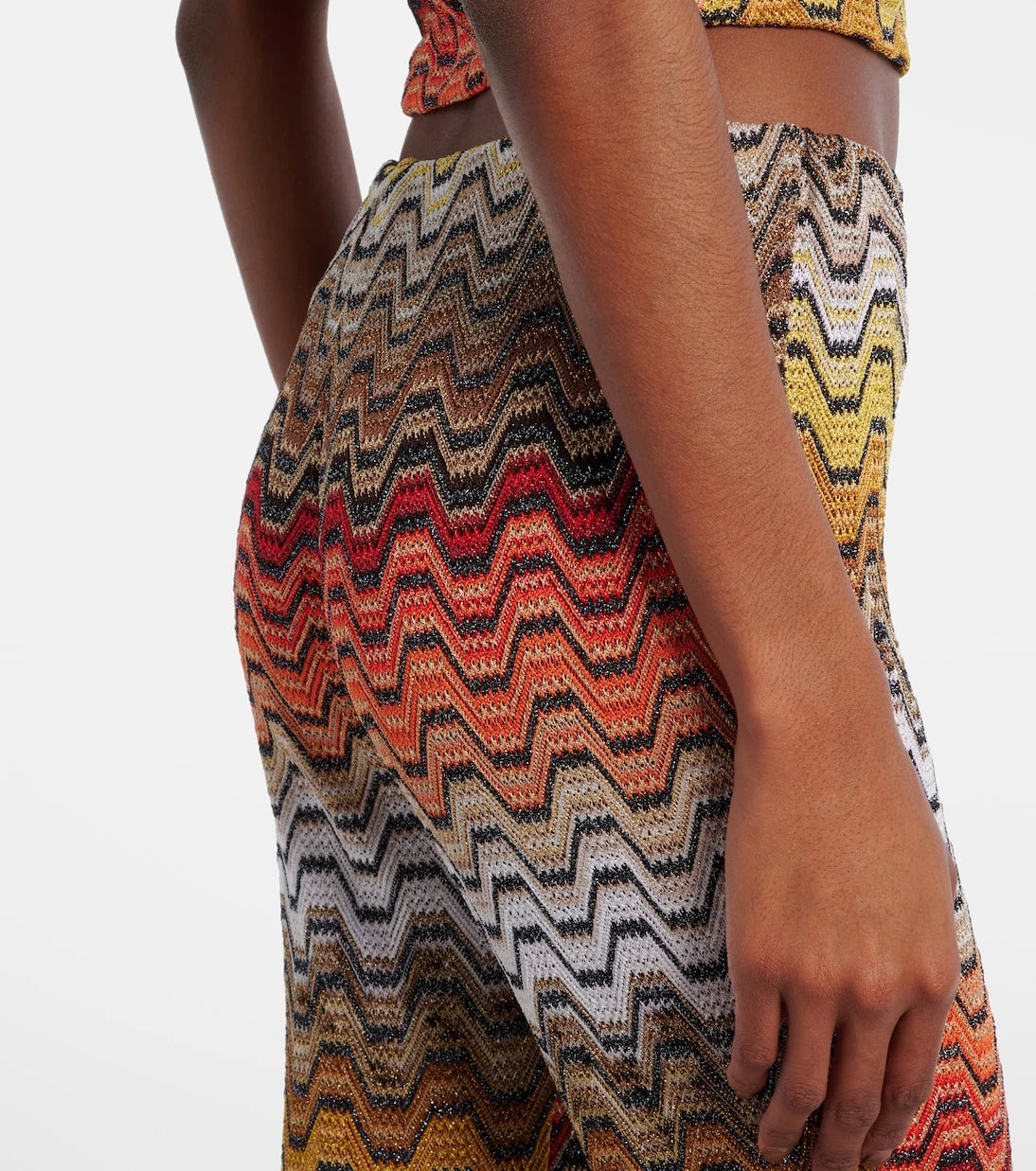 Missoni - Wave lamé slim pants