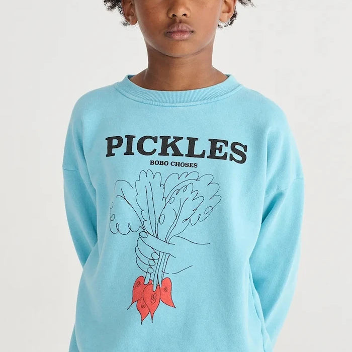 Bobo Choses Bunch Of Vegetables Çocuk Pamuklu Sweatshirt
