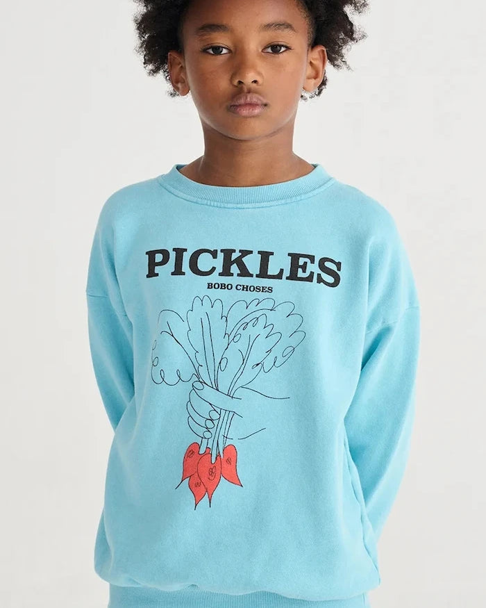 Bobo Choses Bunch Of Vegetables Çocuk Pamuklu Sweatshirt