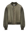 LOEWE Green Nappa Leather Bomber Jacket