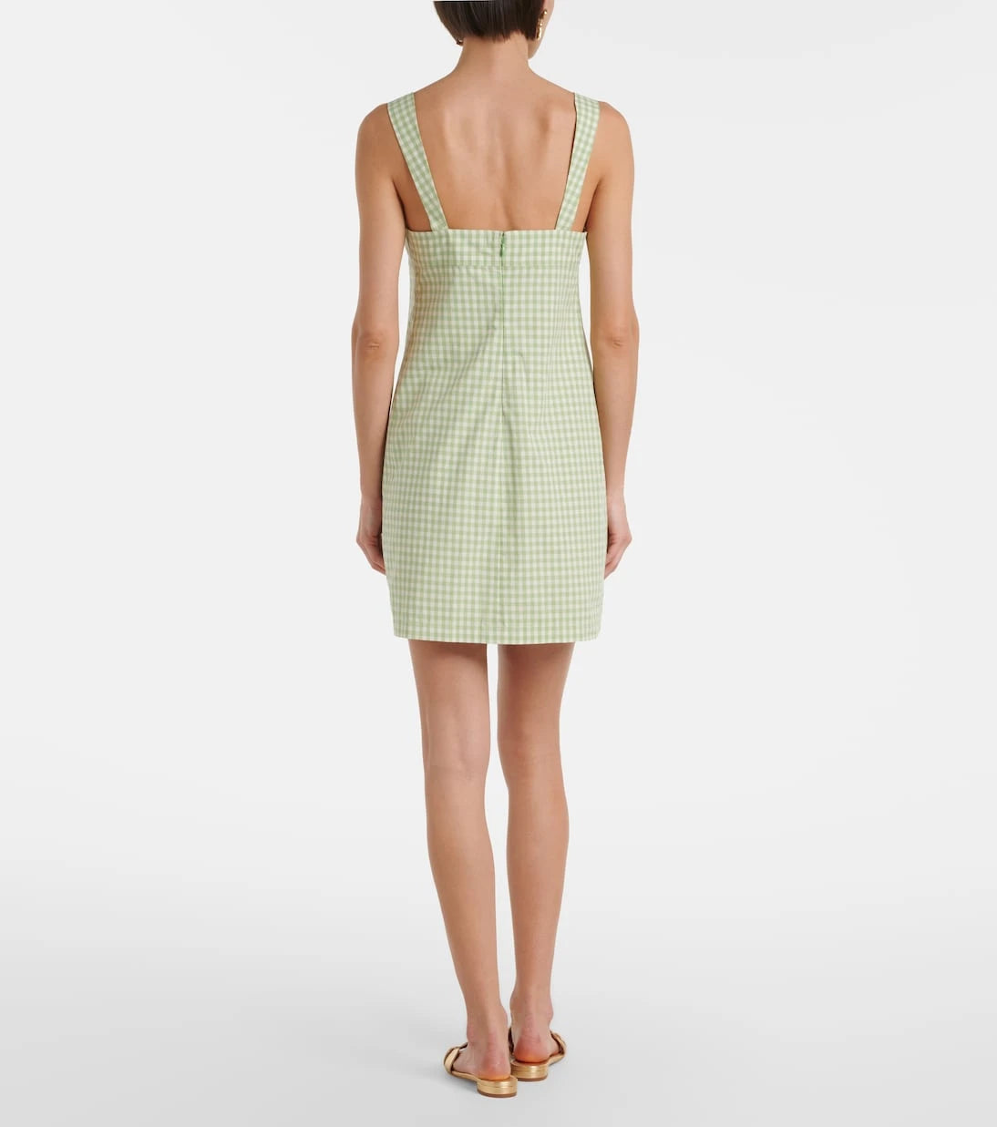 Simkhai - Sloan gingham cotton-blend minidress