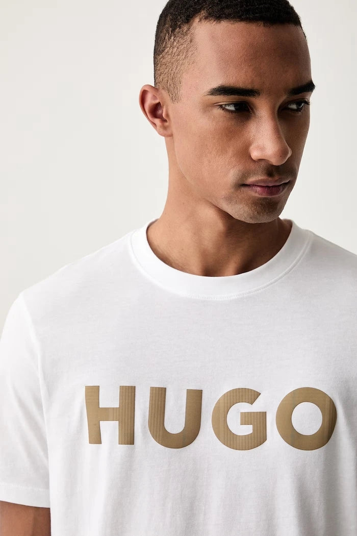 HUGO erkek pamuklu tişört Dulivio_U263