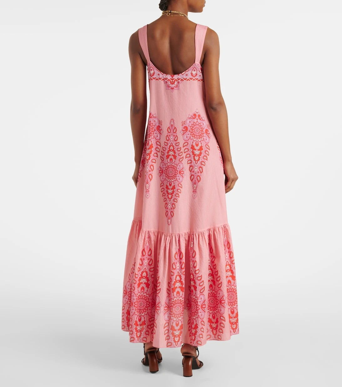 Etro - Printed cotton and silk maxi dress