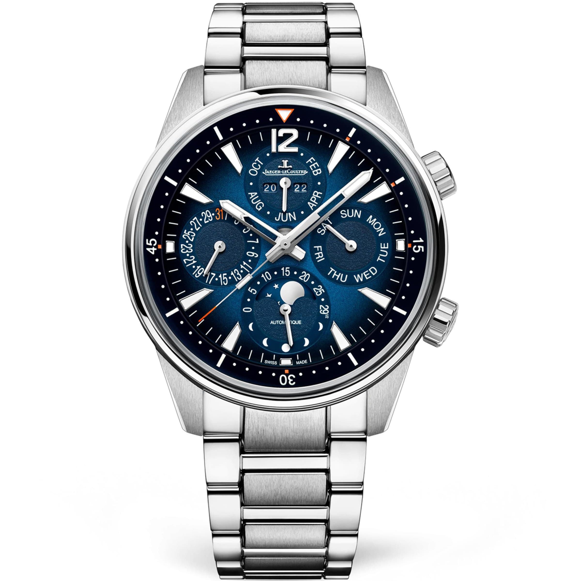 Stainless Steel Polaris Perpetual Calendar Watch 42mm