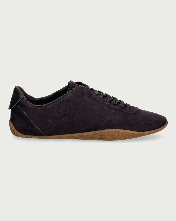 Calvin Klein BALLET SNEAKER LACEUP LTH-SUE kadın süet spor ayakkabı