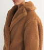 Alpaca-Blend Short Teddy Coat