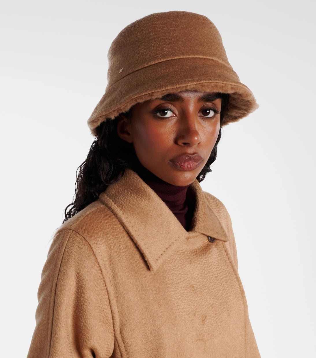 Max Mara - Reversible camel hair bucket hat