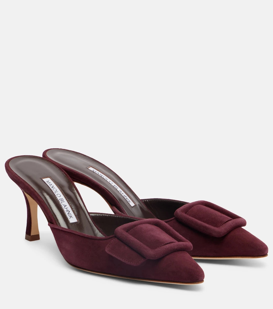 Manolo Blahnik - Maysale 70 suede mules