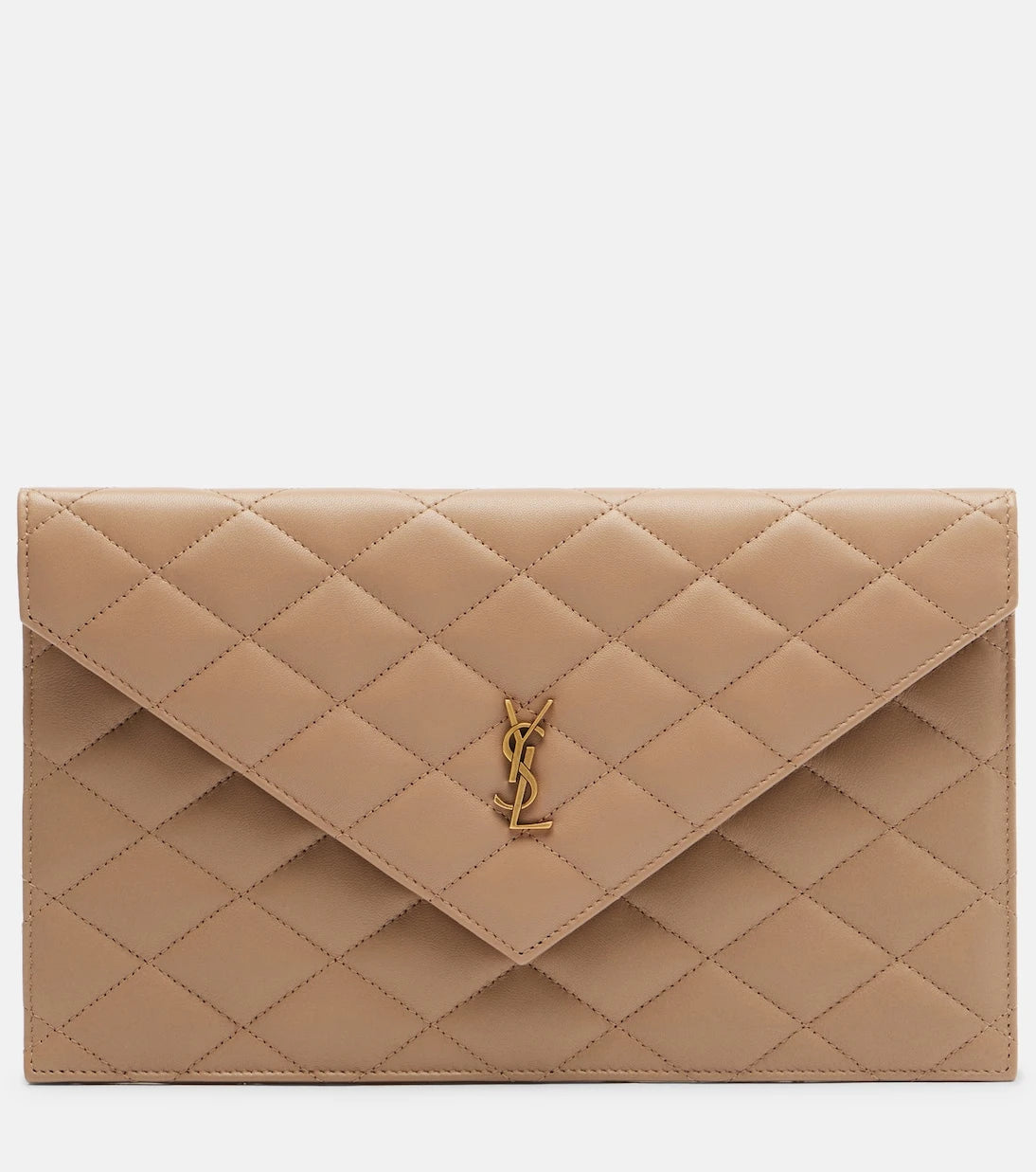 Saint Laurent - Paris Cassandre leather pouch
