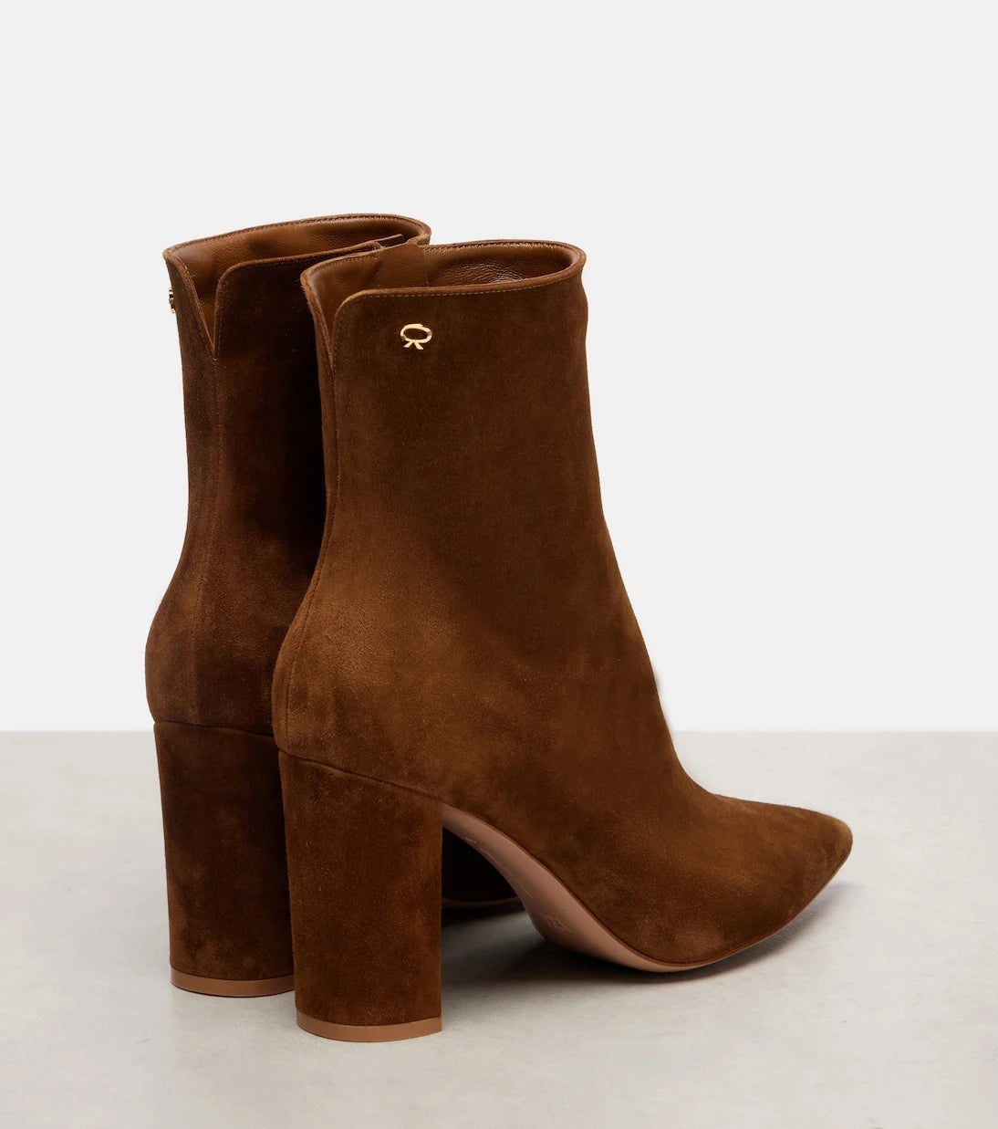 Gianvito Rossi - Lyell 85 suede ankle boots