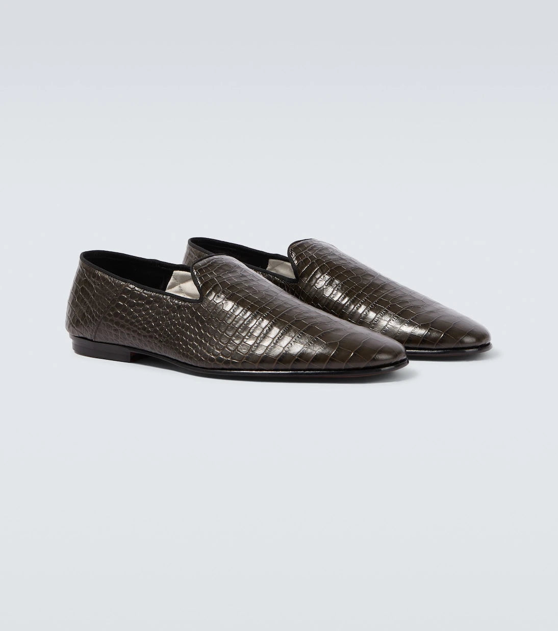 Tom Ford - Steven croc-effect leather loafers