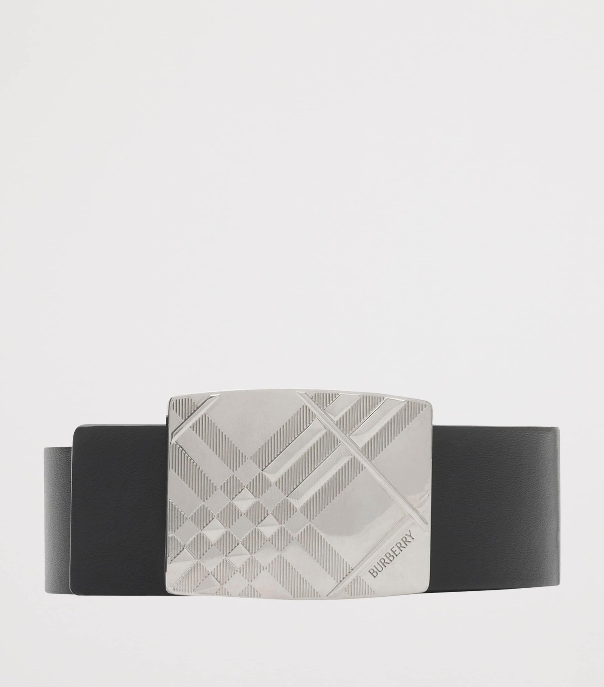 Burberry Leather Check Reversible Belt