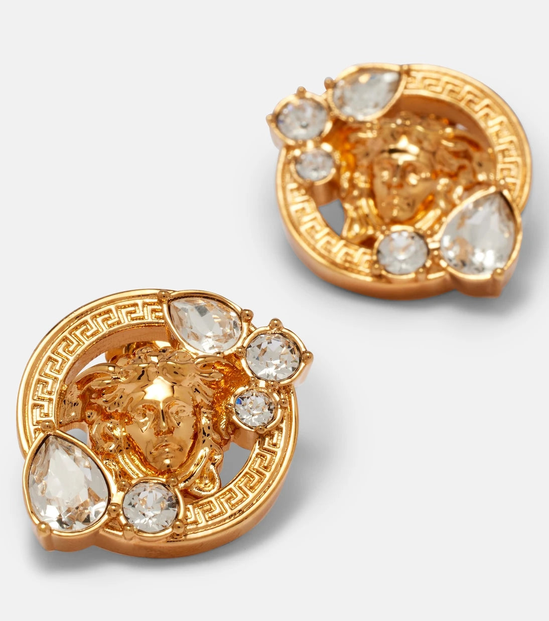 Versace - Medusa crystal-embellished earrings