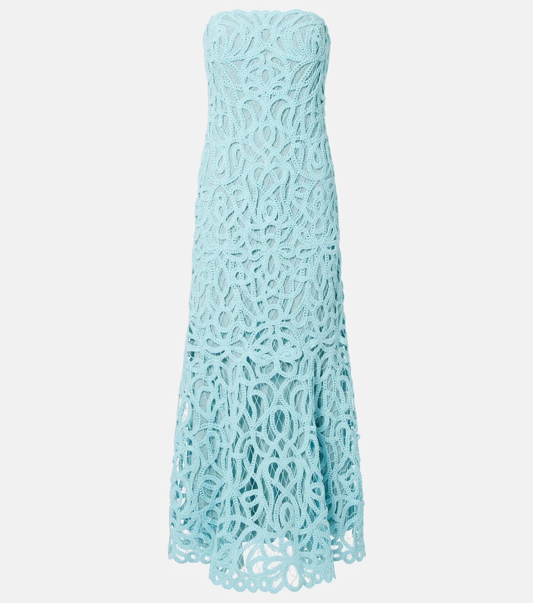 Simkhai - Lace guipure cotton-blend bustier dress