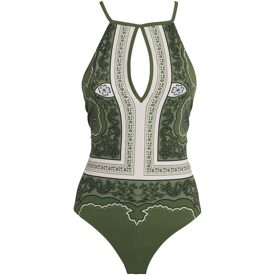Multi Fonda Halterneck Swimsuit