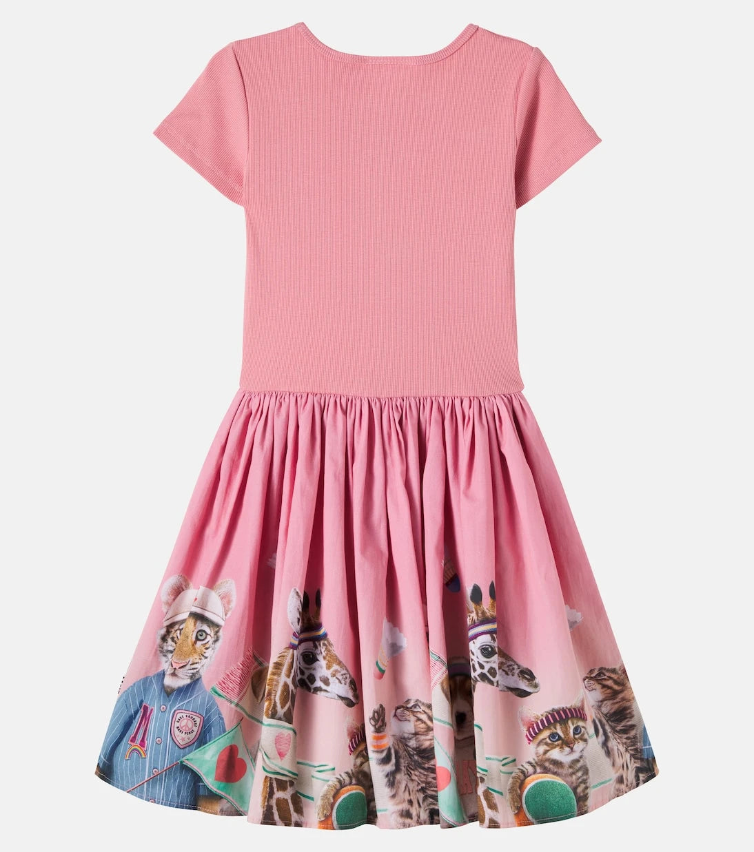 Molo - Cissa printed gathered cotton-blend dress