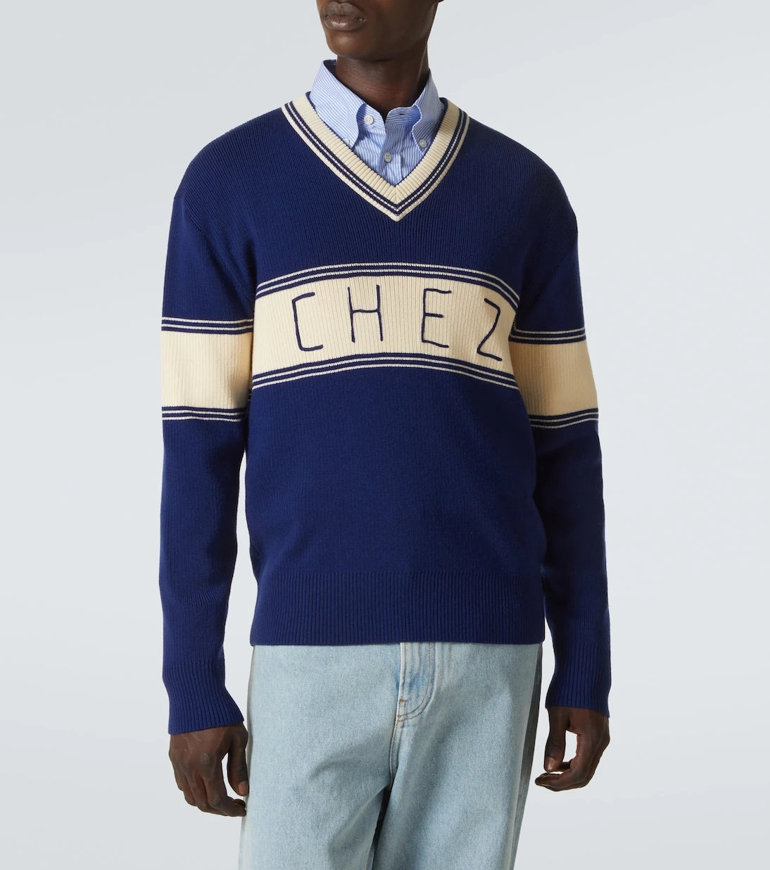 Valentino - Chez Valentino wool and cotton sweater