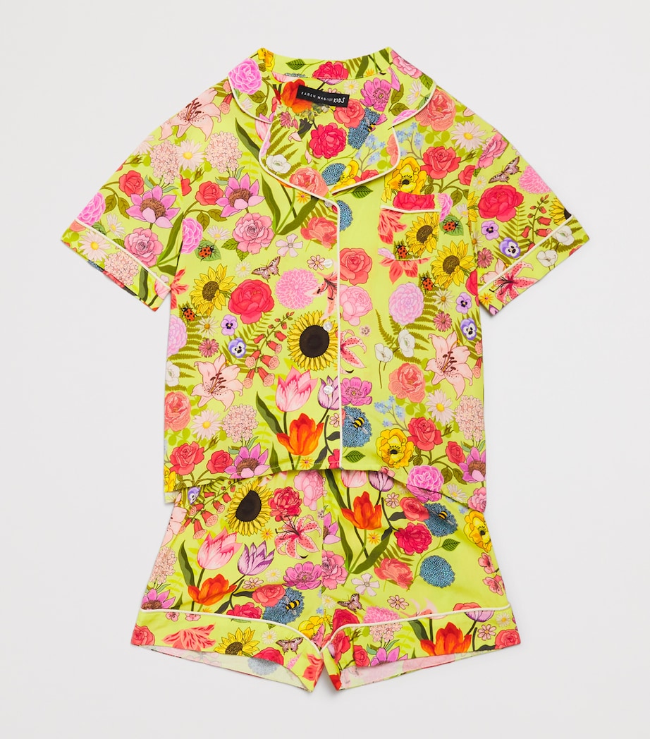 KAREN MABON KIDS Florist Print Short Pyjama Set (2-13 Years)