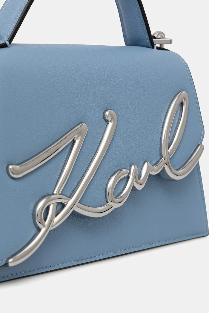 Karl Lagerfeld чанта crossbody дамска от кожа K/SIGNATURE