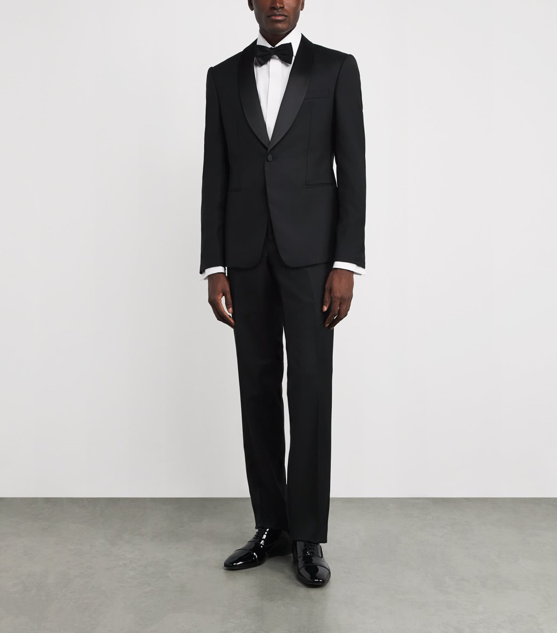 Emporio Armani Virgin Wool Tailored Trousers