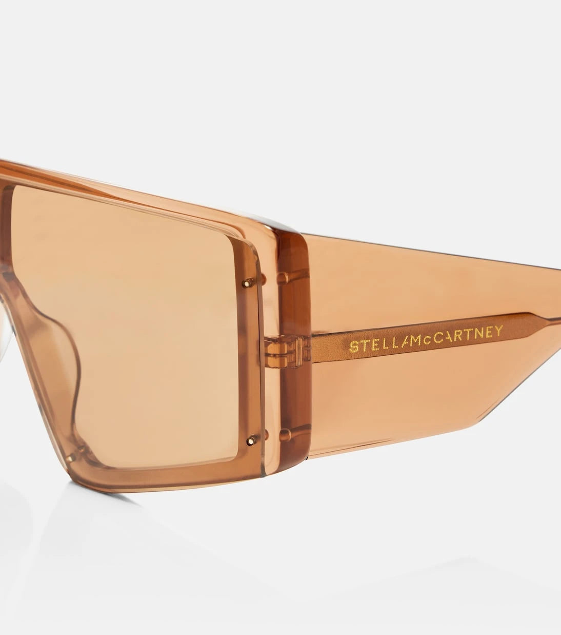 Stella McCartney - Runway düz üst güneş gözlüğü