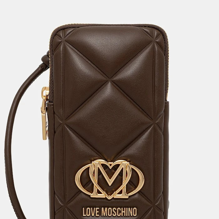 Love Moschino kadın suni deri telefon kılıfı